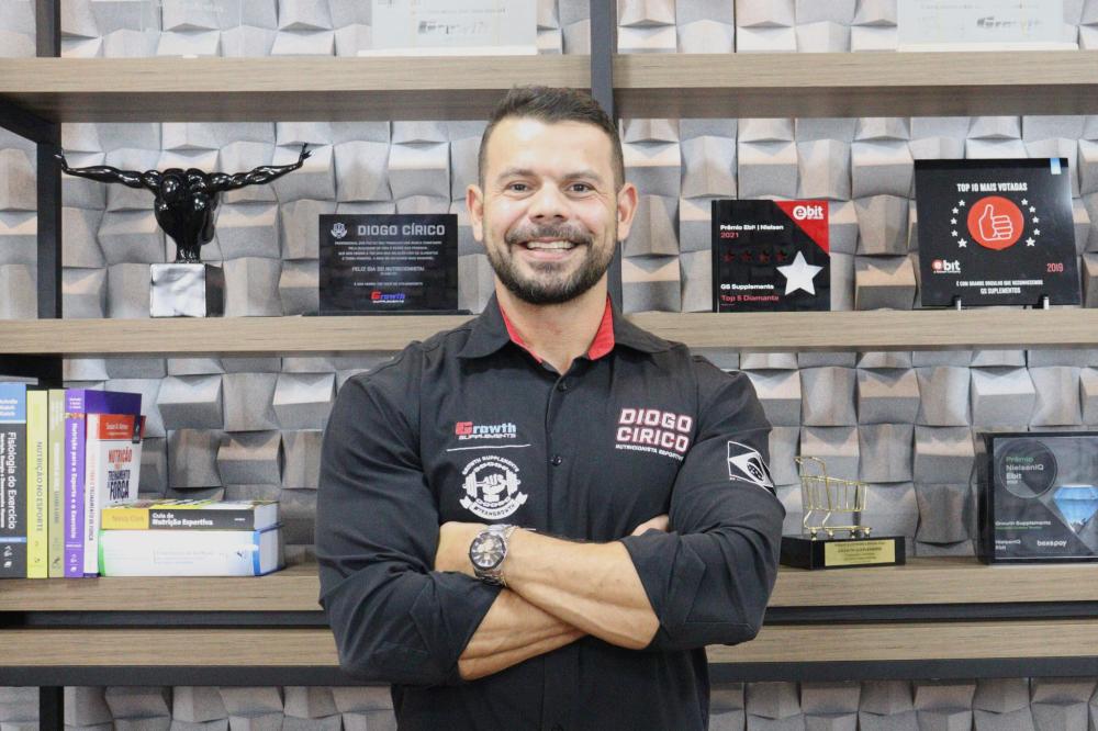 O nutricionista funcional Diogo Cirico, responsável técnido da Growth Supplements Divulgação