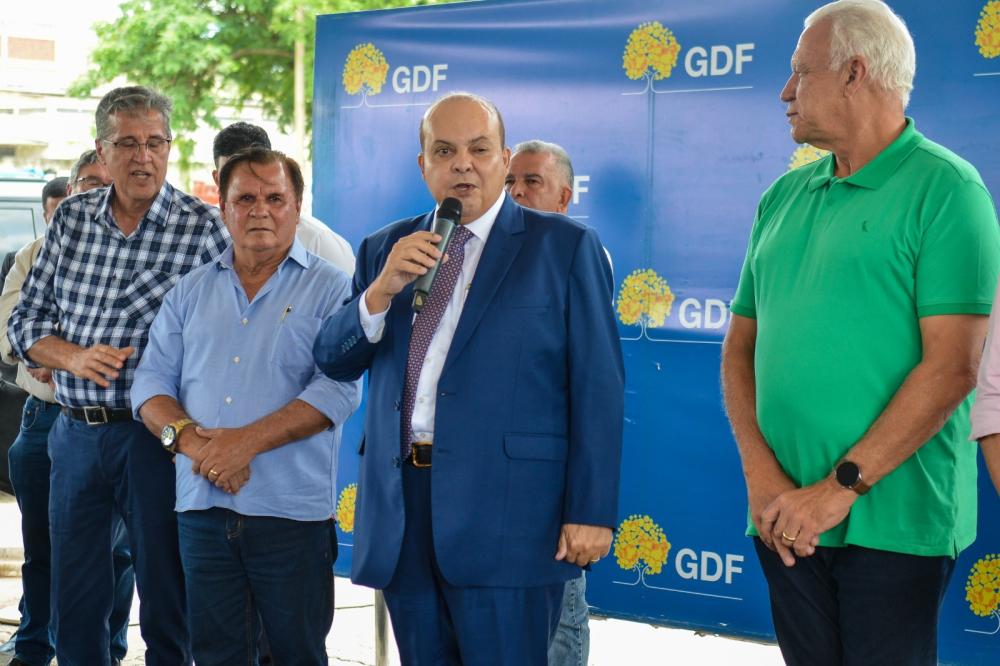 Ibaneis Rocha destaca a luta de Valdelino Barcelos pelos Caminhoneiros em inauguração de estacionamento para veículos pesados no SIA