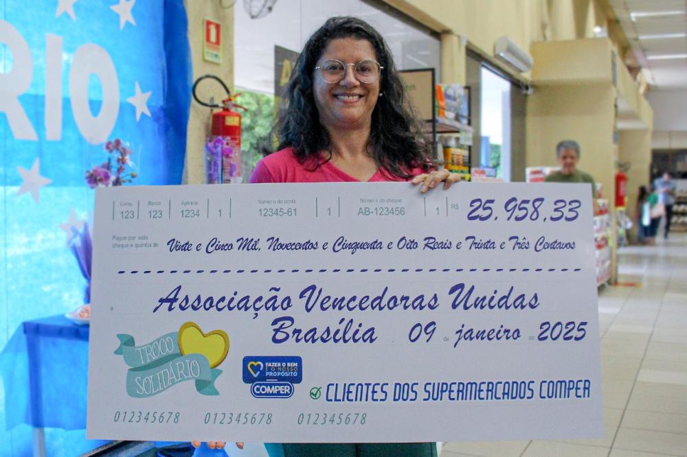 Clientes do Fort Atacadista e do Comper arrecadam mais de R$ 150 mil com o Troco Solidário