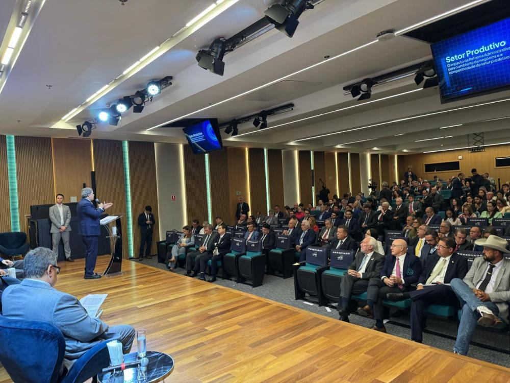 "A modernização do Estado não é um luxo, é necessidade, mas exige coragem e sensatez”, diz Efraim