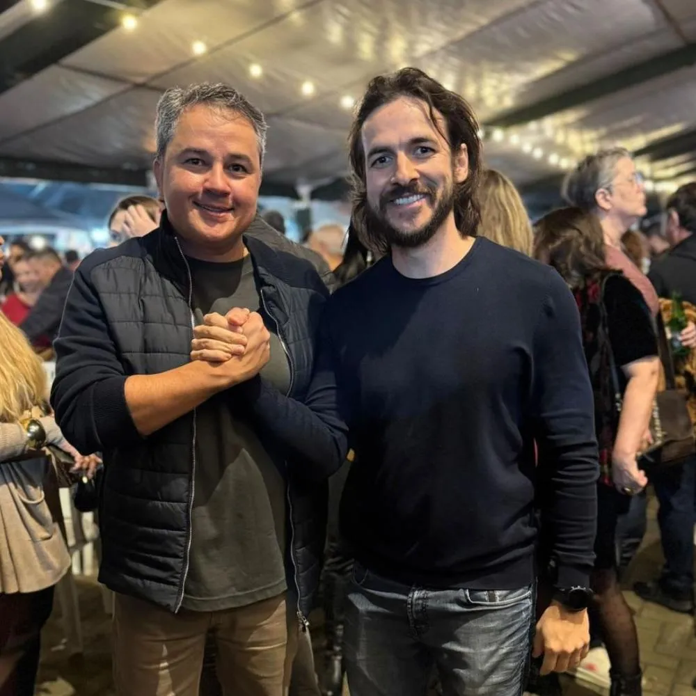 Efraim e Pedro Cunha Lima: juntos em Bananeiras celebram cultura, reencontros e esquentam a cena política