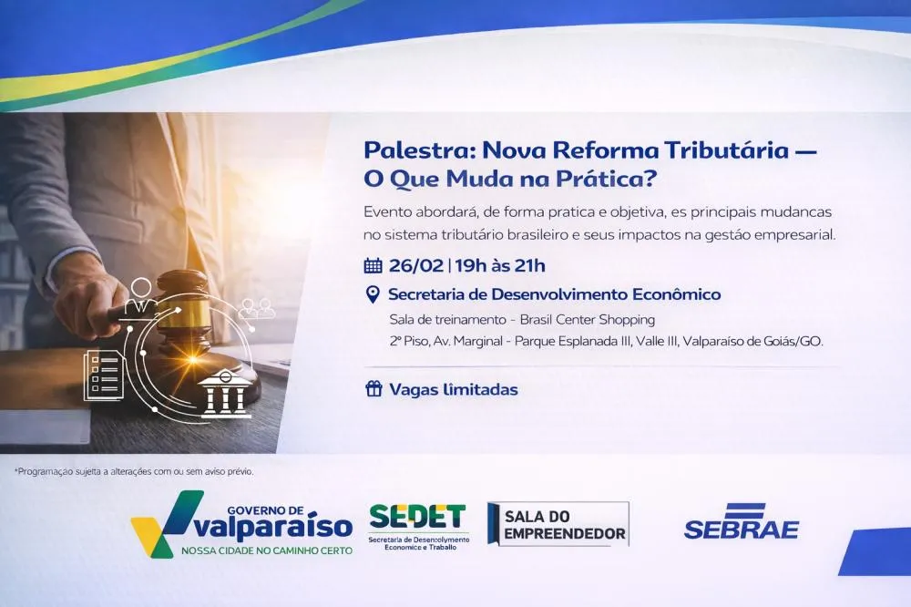 SEBRAE promove palestra sobre os impactos da nova reforma tributária 