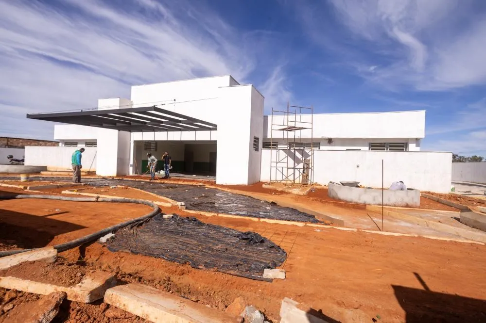 Nova UBS do Novo Gama chega a 80% de execução e entra na fase final das obras