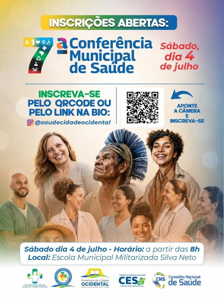 Cidade Ocidental realiza neste sábado a 7ª Conferência Municipal de Saúde